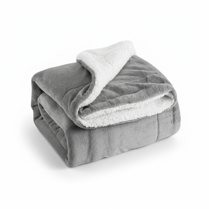 Qucover Super Dikke Bedovertrekken, Blauwe Streep Comfortabele