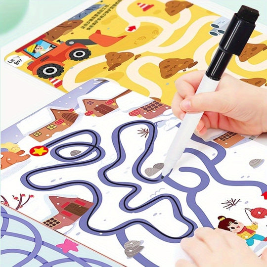 MazeMaster™ – 64-pagina Doolhof Trainingsboek