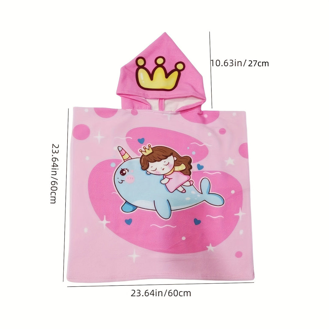 BathBuddy™ – Ultra-Zachte Microvezel Badcape met Capuchon voor Kids