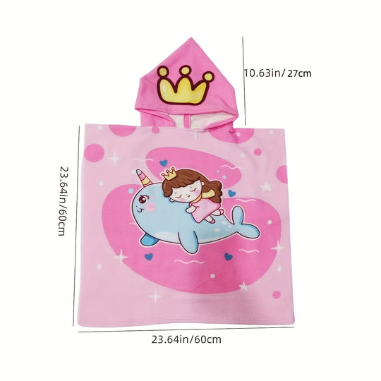 BathBuddy™ – Ultra-Zachte Microvezel Badcape met Capuchon voor Kids