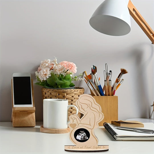 HeartPrint™ – Houten Baby Echo Fotolijst