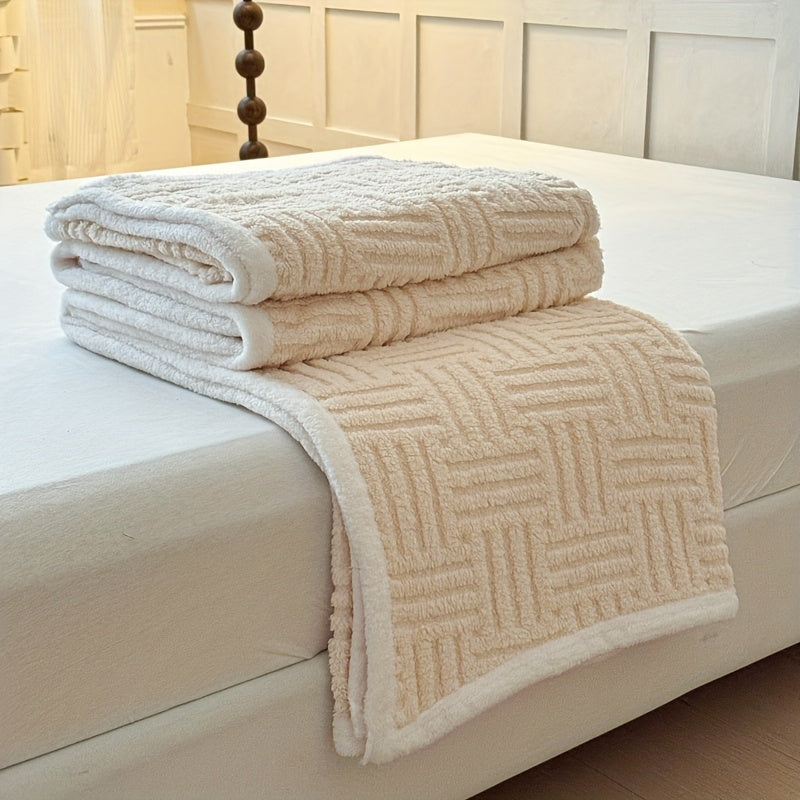 GeoSherpa™ – Omkeerbare Sherpa Deken – Verdikte Taffeta Plaid