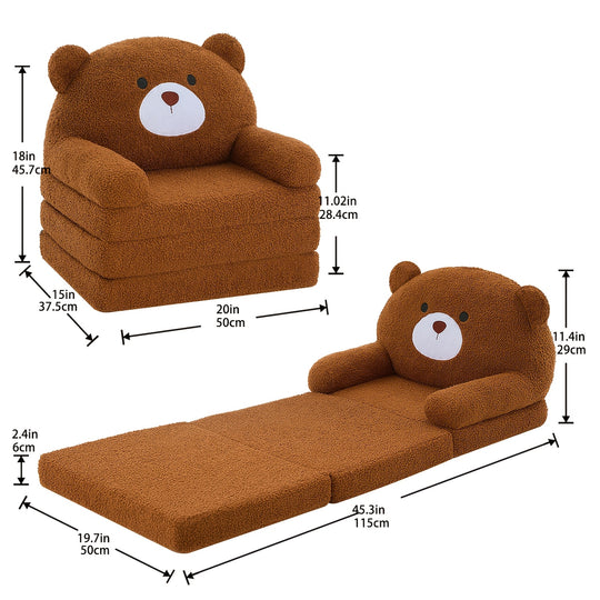 CozyFlip™ – Opvouwbare Peuterstoel & Lounge Sofa