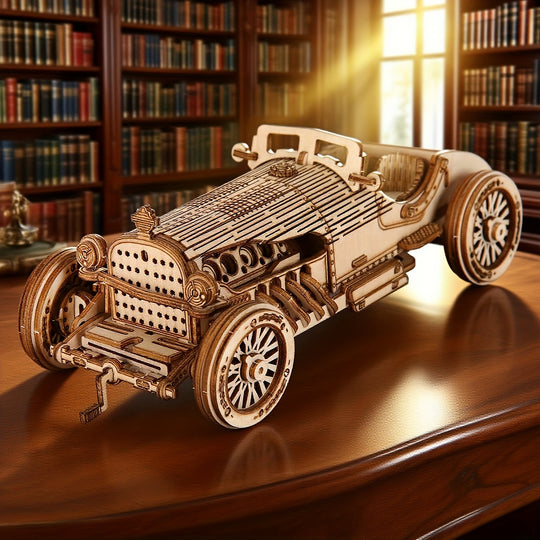 GrandWood™ – 3D Houten Grand Prix Auto Puzzel