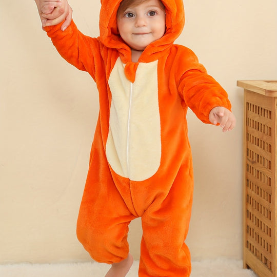 FoxyCub™ – Schattige Vosjesromper voor Kinderen – Dik, Warm & Gezellig