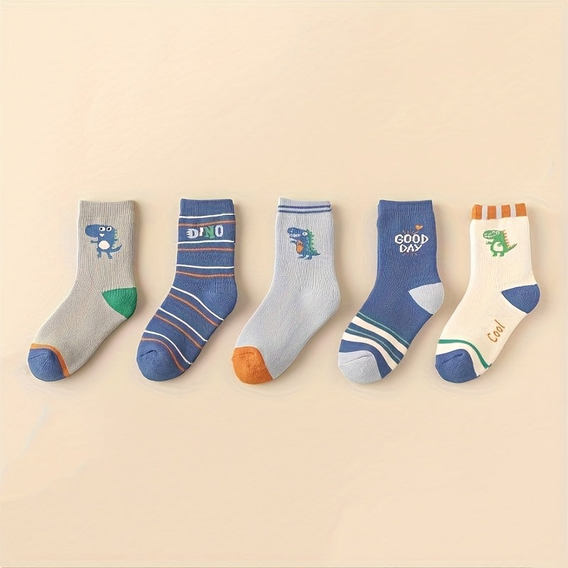 DinoPlush™ – 20-Pack Jongens Dinosokken Set – Warme Winter Sokken