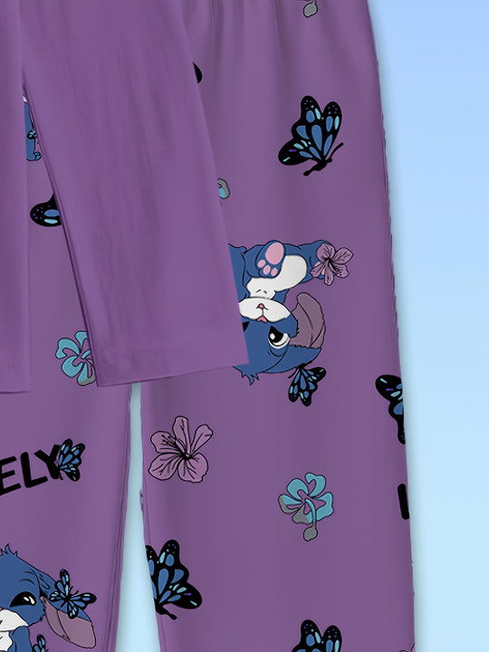 BunnyButterfly™ – Meisjes Pyjama Set – Longsleeve & Broek