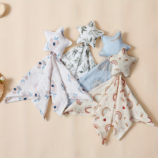 MusiLuxe™ – Muslin Baby Spuugdoekjes met Schattige Prints