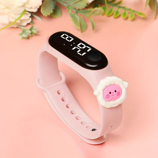 CuteTime™ – LED Digitaal Kinderhorloge – Cartoon Siliconen Band