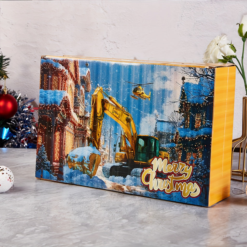 AutoAdvent™ – 24-Delige Legering Mini Auto Kerst Aftelkalender 2025