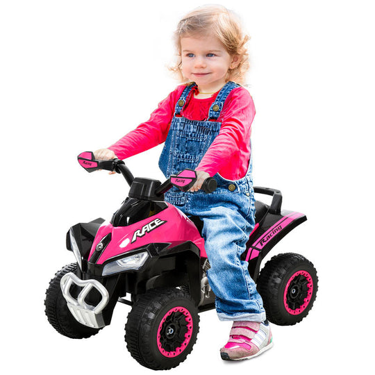 PinkTrail™ 6V Elektrische Kinder Quad – Roze Ride-On ATV voor Peuters (18-36 maanden)