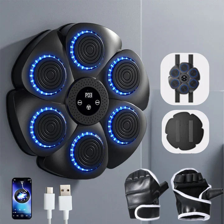 PunchPlay™ – Smart Boksmachine voor Kinderen en Volwassenen – Interactieve Trainer Thuis