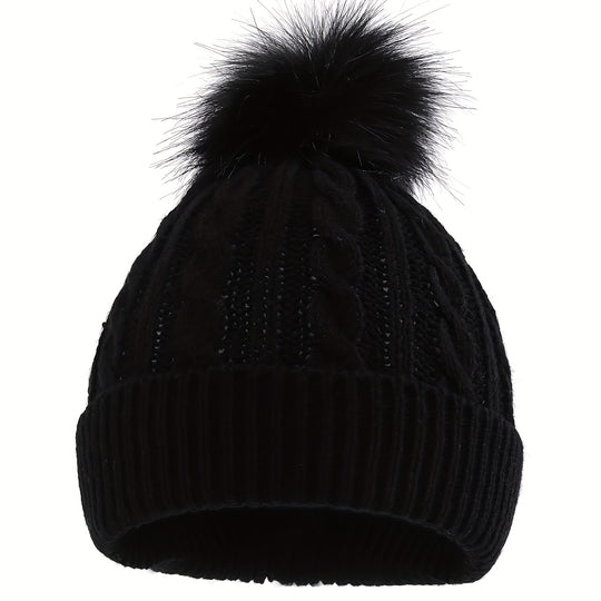 CozyPom™ – Jongens & Meisjes Gebreide Muts – Herfst & Winter