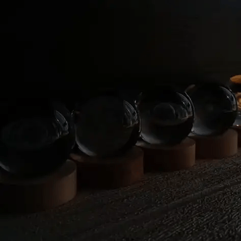 DreamSphere™ – Betoverende Glaslamp met Hemelontwerp – LED Tafellamp