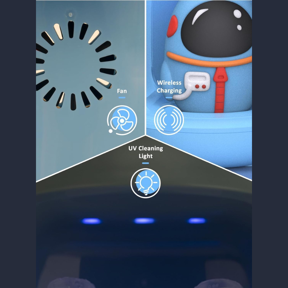 Milo & Moon 360° U-Vormige Elektrische Kindertandenborstel – Complete set