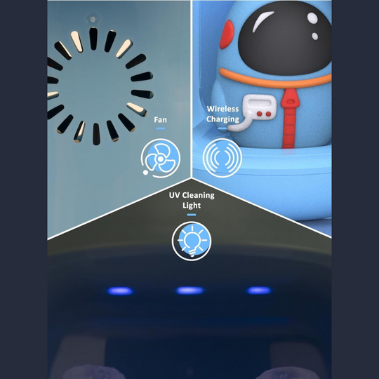 Milo & Moon 360° U-Vormige Elektrische Kindertandenborstel – Complete set