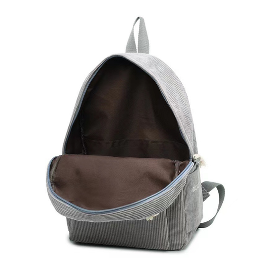 CorduroCarry – Corduroy Rugzak voor School en Dagelijks Gebruik