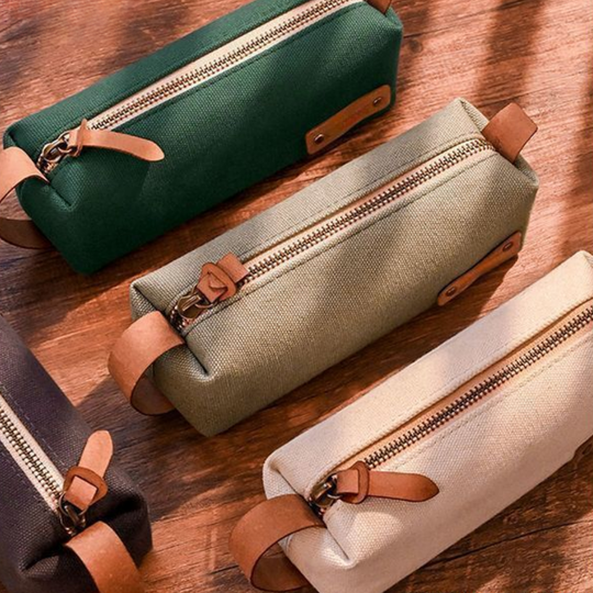 CanvasCarry – Vintage Canvas Etui met Handvat