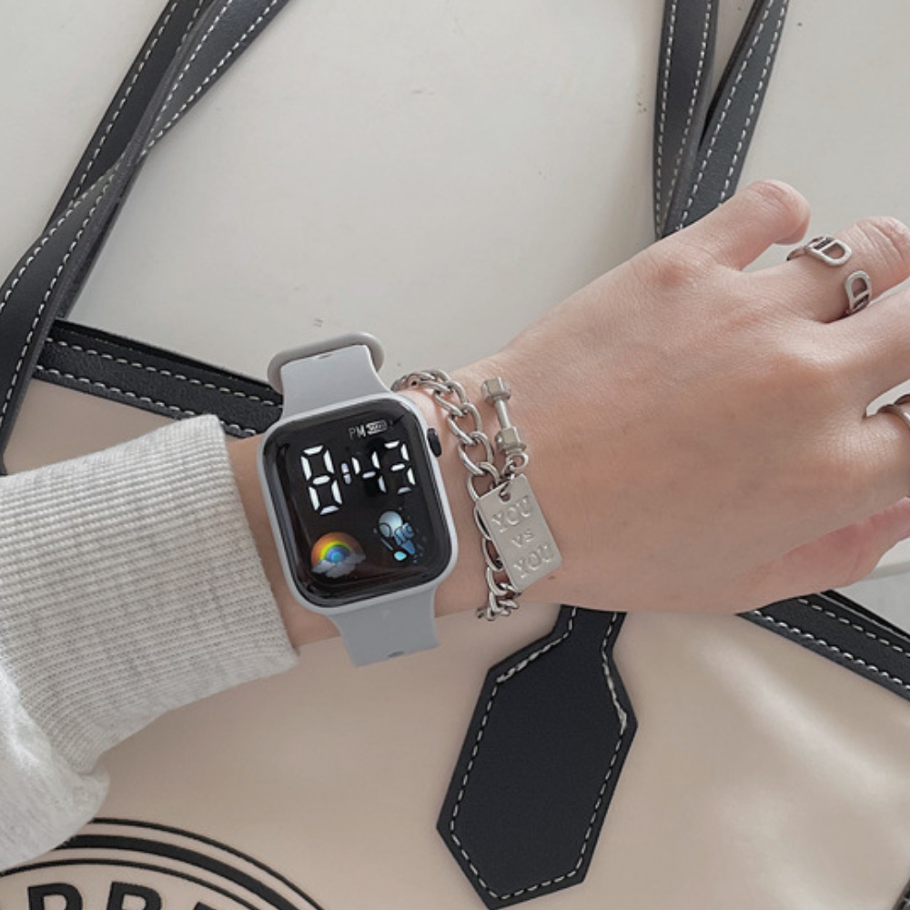 AstroGlow – Astronaut LED Horloge met Siliconen Band