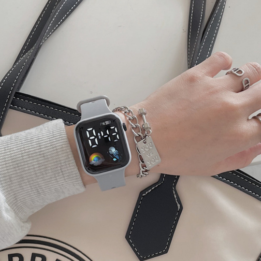 AstroGlow – Astronaut LED Horloge met Siliconen Band