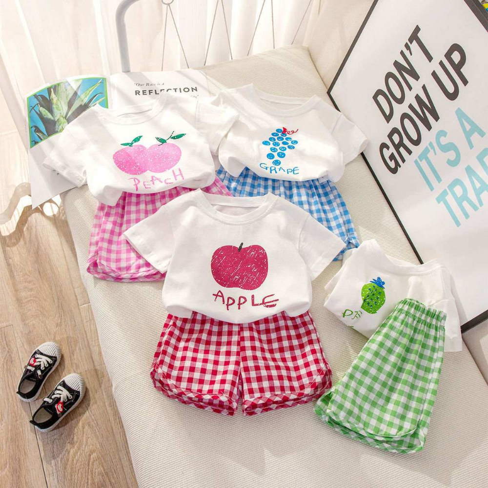FruitBloom – Meisjes Zomerset met Fruitprint