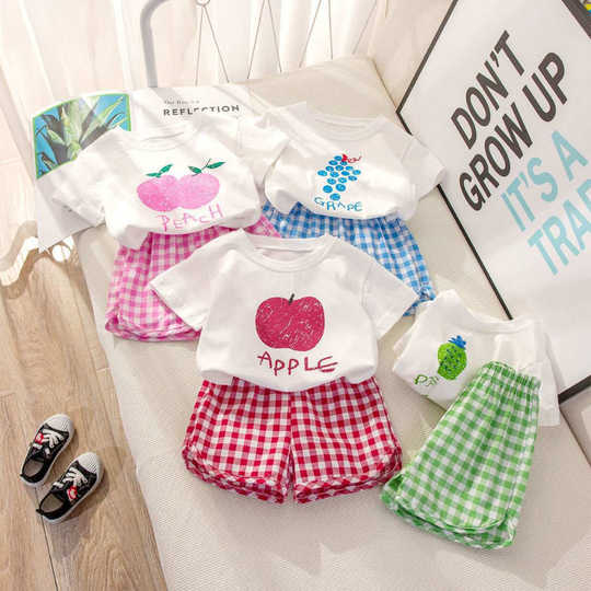 FruitBloom – Meisjes Zomerset met Fruitprint