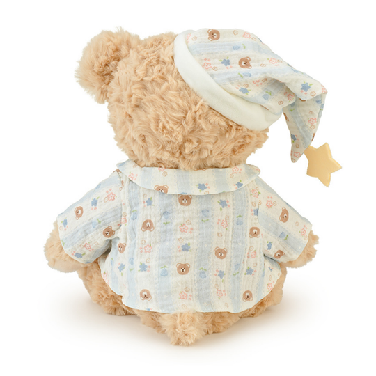 TeddyMia – Zachte Teddybeer in Gestreepte Pyjama