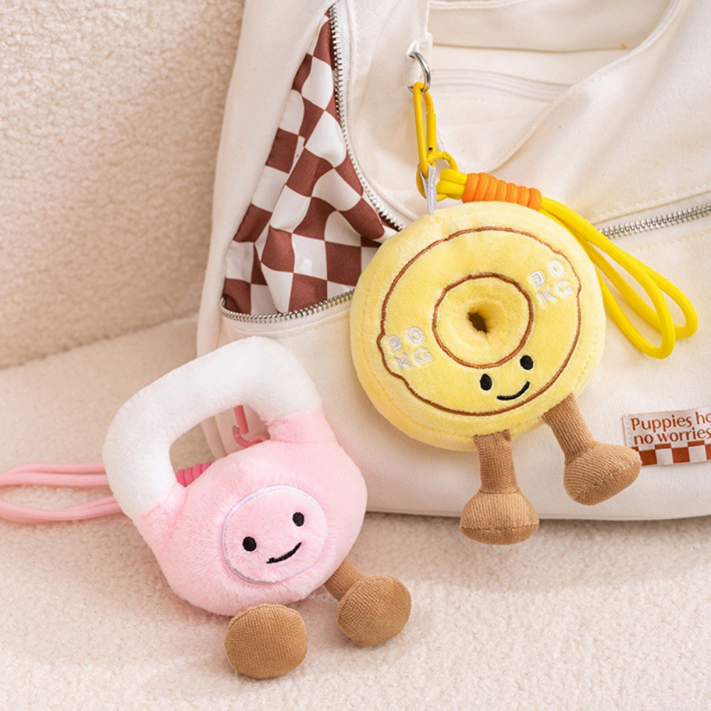 GymCuddle – Fitness Knuffel Sleutelhanger met Speels Design