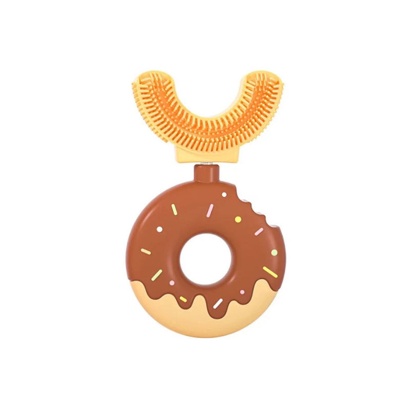 MiloBrush™  Donut Edition – U-vormige Kindertandenborstel 2 Pack