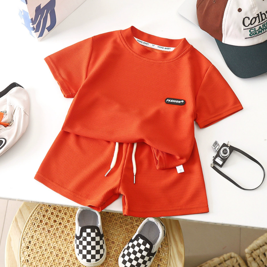WaffleWear – Jongens Wafelstof Zomerset