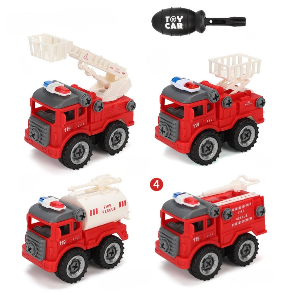 BuildTruck – Demonteerbare Bouwvoertuigen Speelset