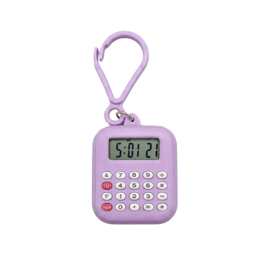 CalcuClip – Digitale Rekenmachine Horloge Sleutelhanger