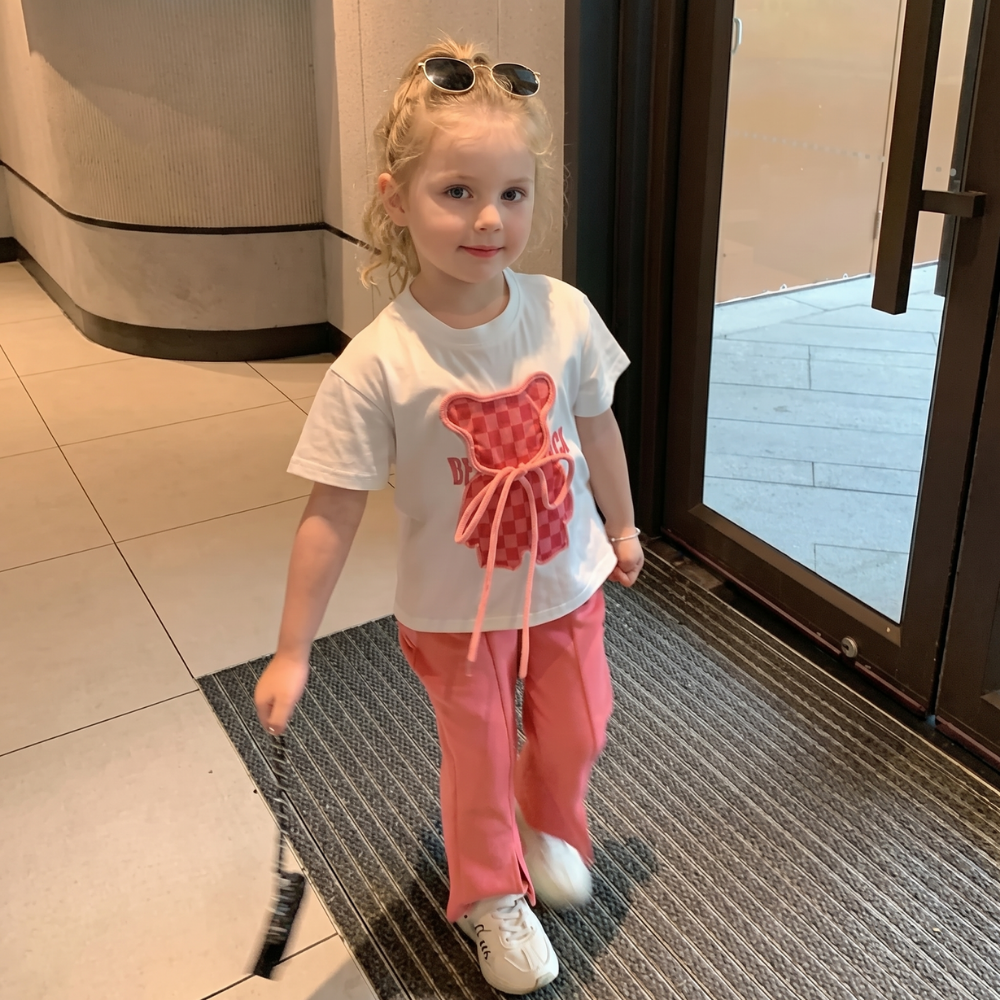 SunnyBloom – Schattige Zomerset met Cartoon Top