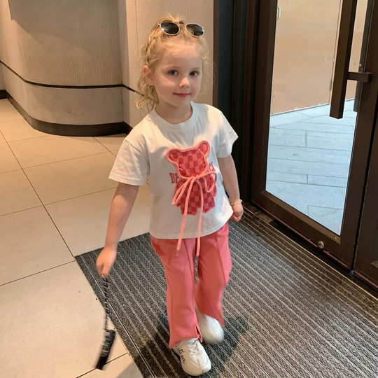 SunnyBloom – Schattige Zomerset met Cartoon Top
