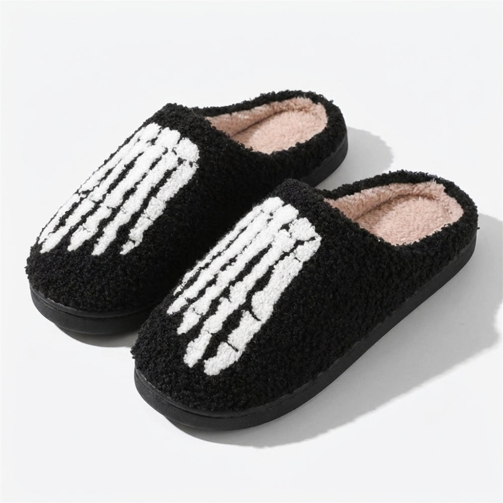 SpookStep – Pluizige Pantoffels met Halloweenmotieven