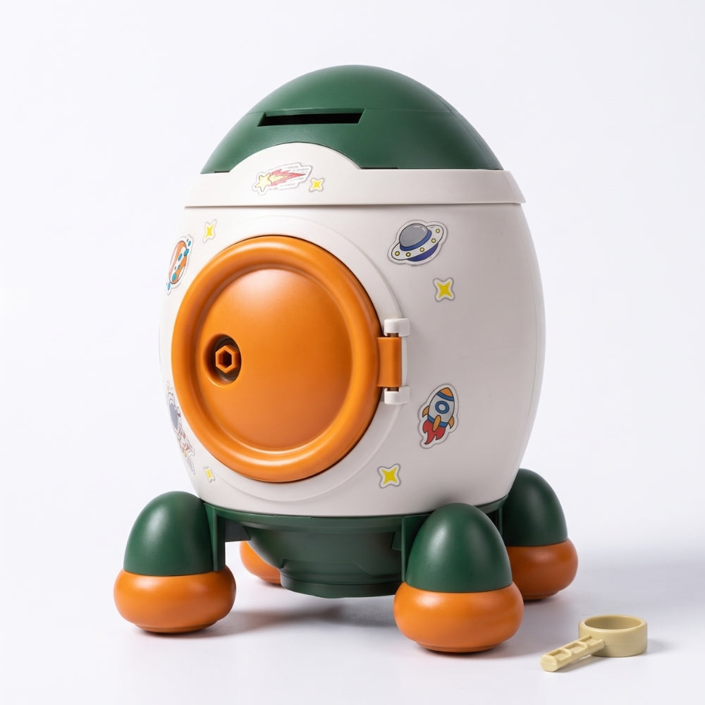 RocketSave – Raket Spaarpot met Sleutel