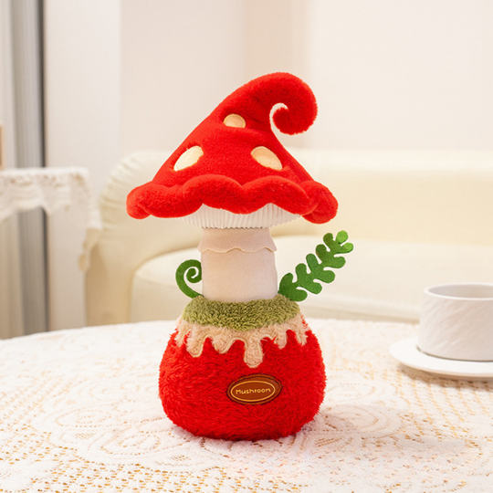 GardenBuddies – Pluche Bloemen en Paddenstoelen Decoratie
