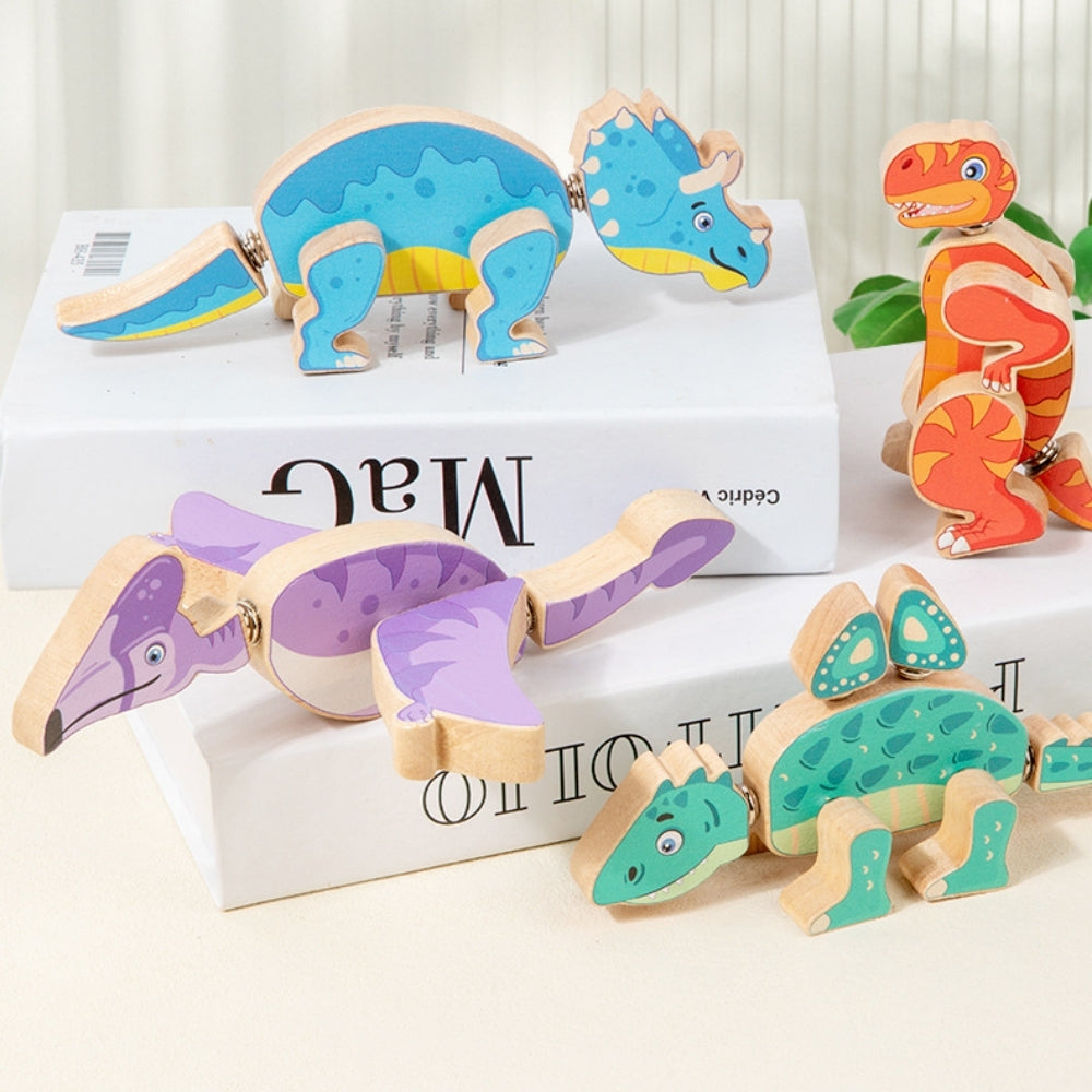 DinoBuild – Houten Dinosaurus Bouwset