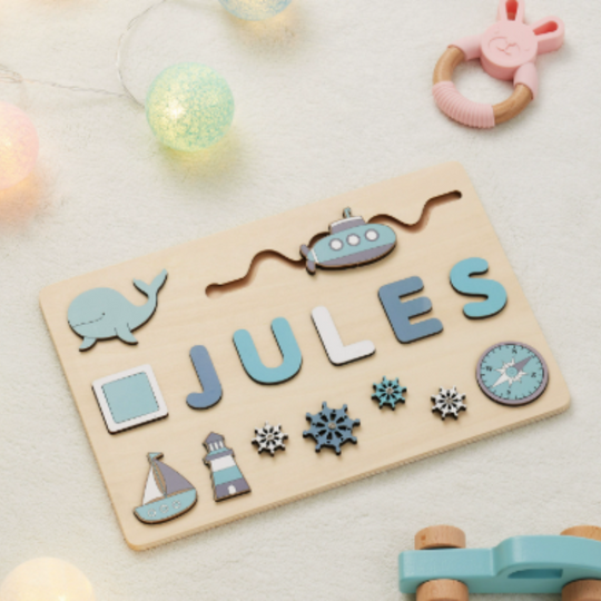 NamePuzzle – Gepersonaliseerde Houten Naampuzzel