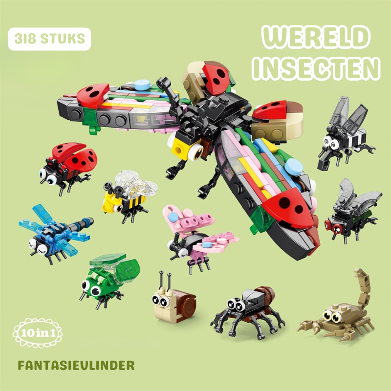 MiniPets™ – 10-in-1 Dierfiguren Bouwset