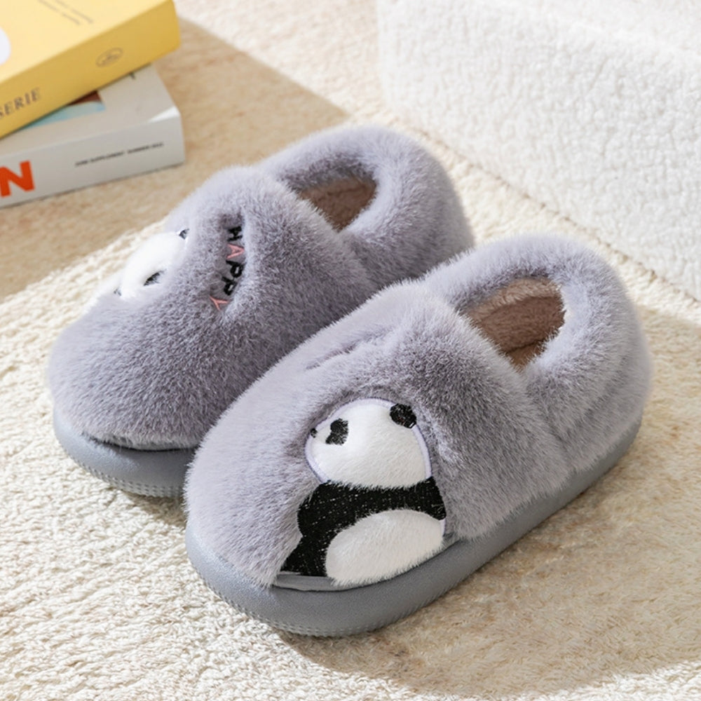 CozyDino – Gevoerde Kinderhuisschoenen