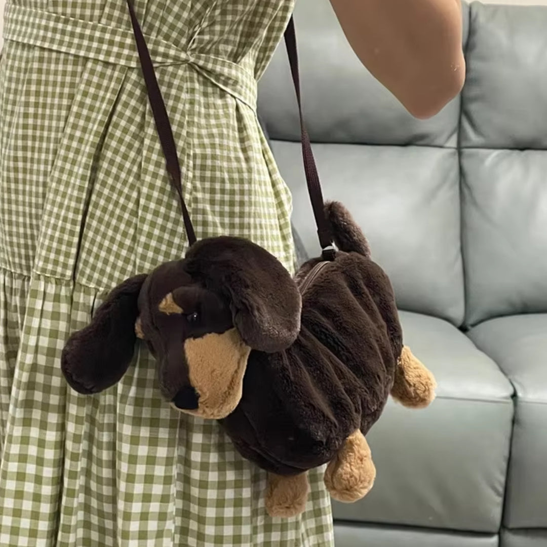 PetPurse – Pluche Dieren Schoudertasje: Puppy, Schaap & Schildpad