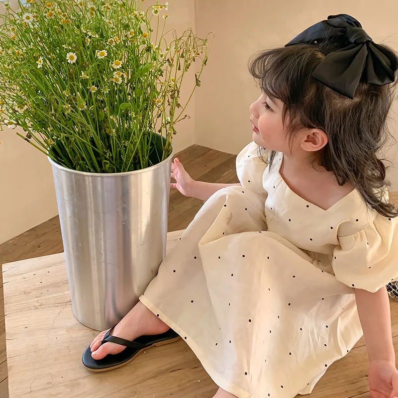 BowBloom kinderjurk met dubbele strikken - Milo & Moon