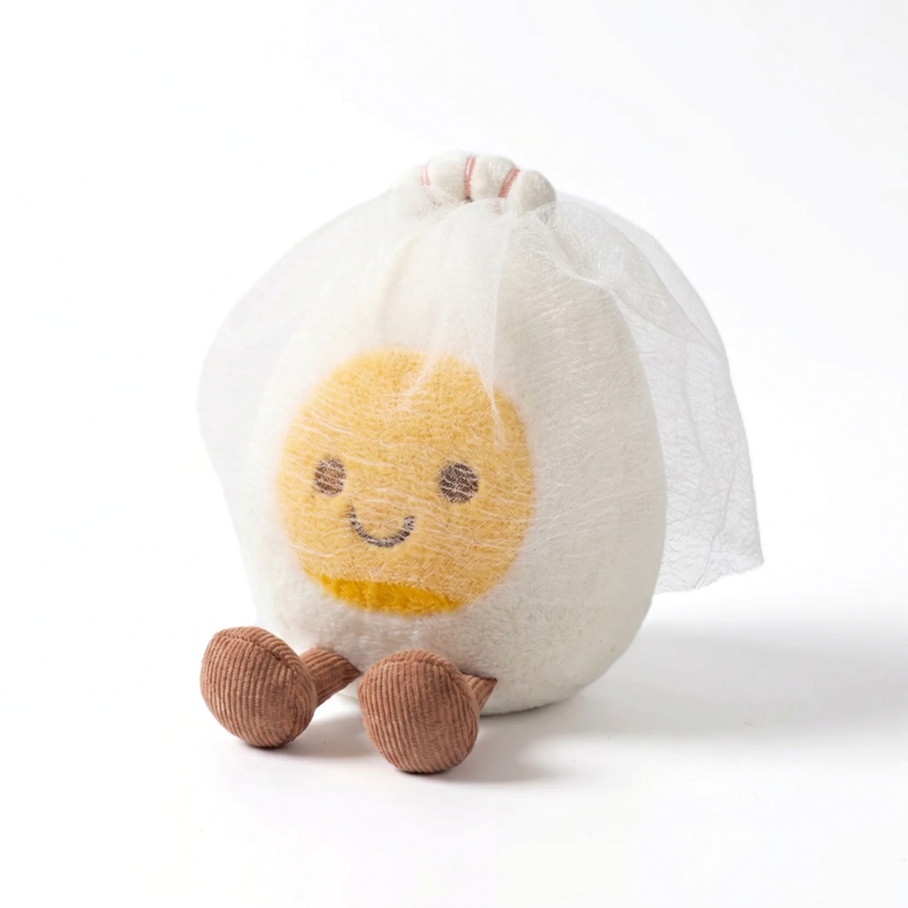 EggBuddy – Ei Karakter Knuffel van Zacht Pluche met Kostuum Design