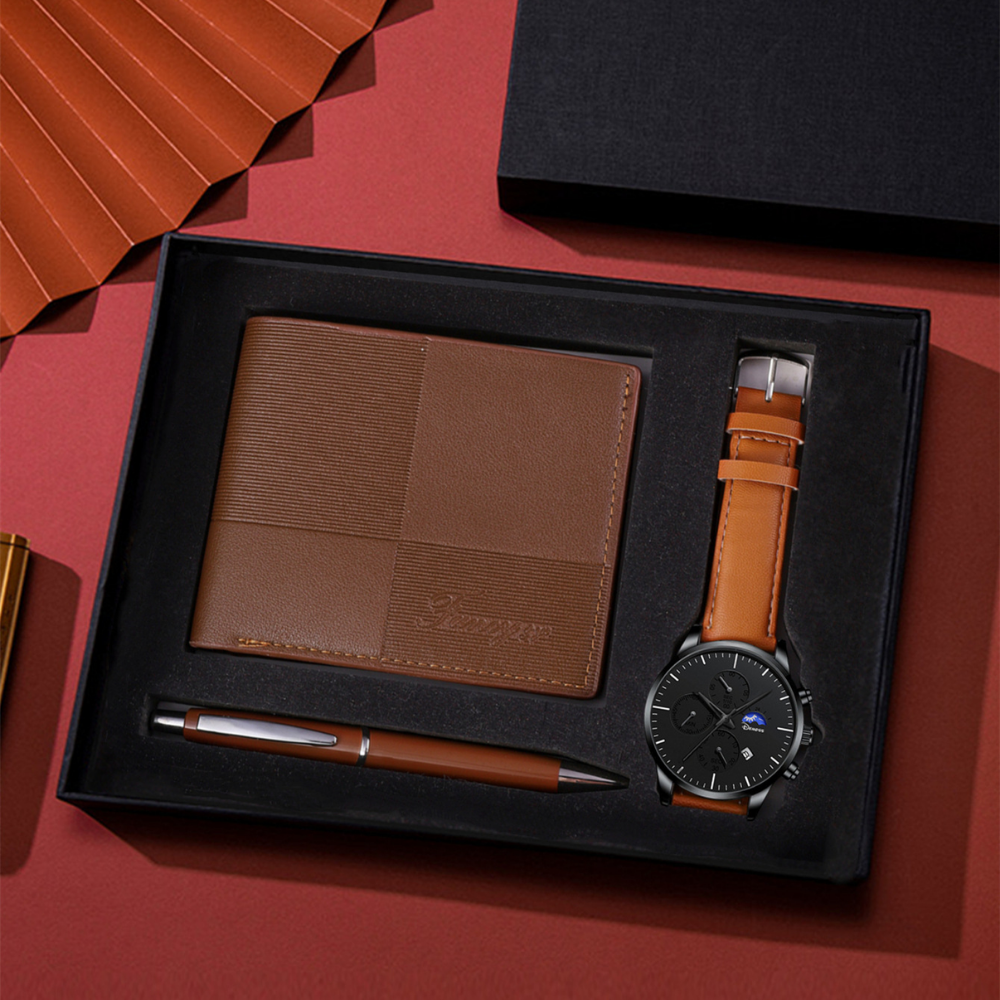 LegacyMark – Heren Cadeauset met Horloge, Portemonnee en Pen
