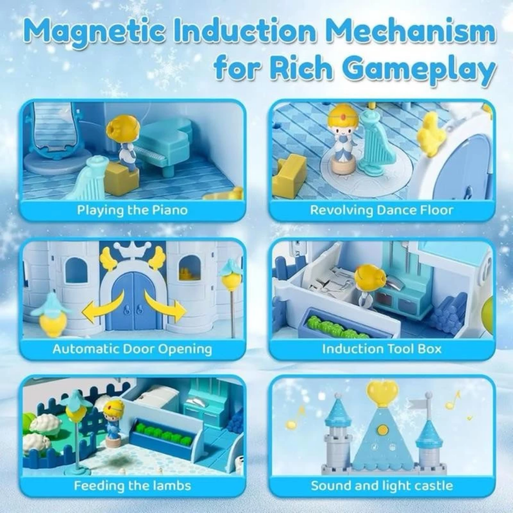 CityCastle – Magnetisch Poppenhuis met Licht en Muziek