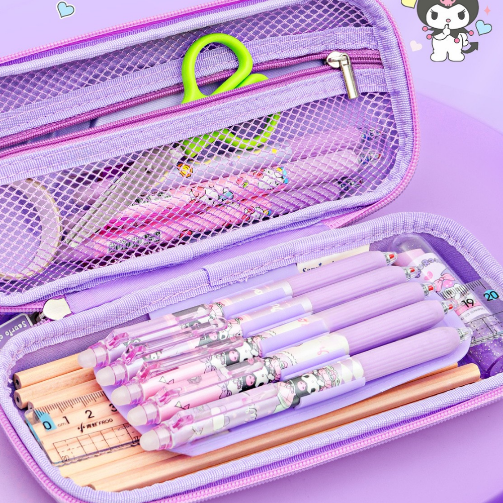 KuromiBox – 3D EVA Etui met Meerdere Vakken