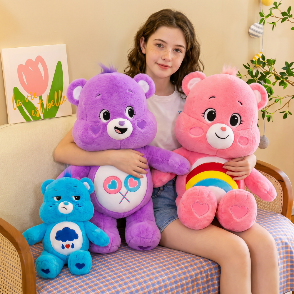 RainbowCuddle – Peluche Ours Coloré