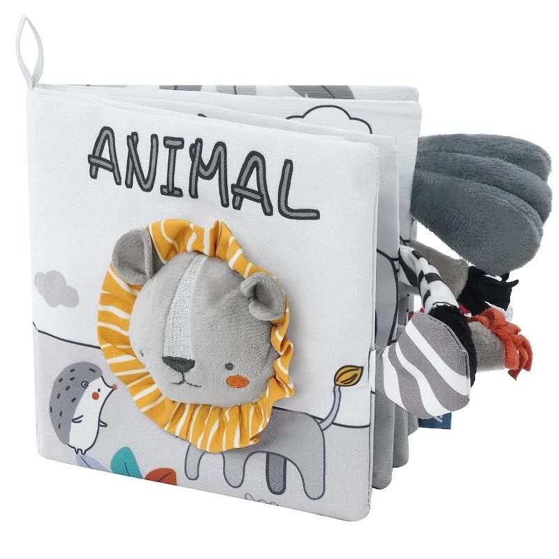 SoftSensory™ – Zacht Baby Sensorisch Boek – Voel & Ontdek