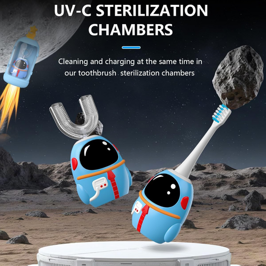 Milo & Moon 360° U-Vormige Elektrische Kindertandenborstel – Complete set